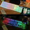 Gaming Keyboard and Mouse Sets Rainbow Backlit Ergonomic Usb + FREE Mouse Pads