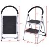 Folding Step Stool with Iron Frame And Anti-Slip Pedals Step Ladder