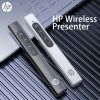 HP Wireless Presenter, Wireless Presentation Remote Clicker With Laser Pointer With Hyperlink & Volume Remote Control For Keynote/PPT/Mac/PC/Laptop