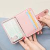 Slim & Stylish Women's Credit Card Holder - Multi Card Slots & Flap Snap Closure