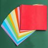 100 Pieces Of Color Handmade Paper, Origami Cuttings Copy Pape, Printing Paper, Creative Solid Color Paper With Square A4 Size & Mixing Color