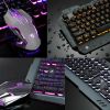 K618 Wired Gaming Keyboard and Mouse Set RGB Backlit For PC Laptop PS4 Xbox one