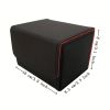 Premium PU Leather Card Deck Box - Perfect for Storing up to 100 Double Sleeved MTG, PTCG & TCG Cards!