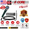 5 Core Microphone Pro Microfono Dynamic Mic XLR Audio Cardiod Vocal Karaoke ND 58 BLU