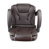 High Back Office Chair, Adjustable Ergonomic Office Chair, Executive PU Leather Swivel Work Chair with Lumbar Support, Computer Desk Chair with Footre