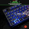 Gaming Keyboard and Mouse Sets Rainbow Backlit Ergonomic Usb + FREE Mouse Pads