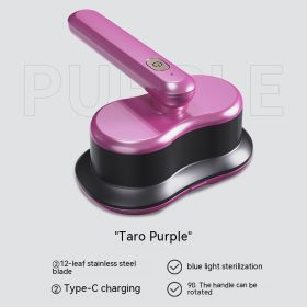 Blue Light Anti-mite Wireless Charging Lady Shaver (Option: Taro Purple)